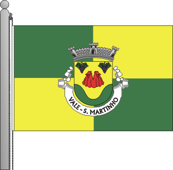 Bandeira da freguesia de São Martinho de Vale