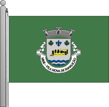 Bandeira da freguesia de Nine