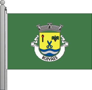 Bandeira da freguesia de Ruives