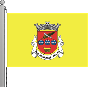 Bandeiro da freguesia de Vale das Fontes