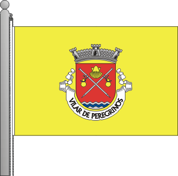Bandeira freguesia de Vilar de Peregrinos