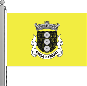 Bandeira da freguesia de Ribeira do Frrio