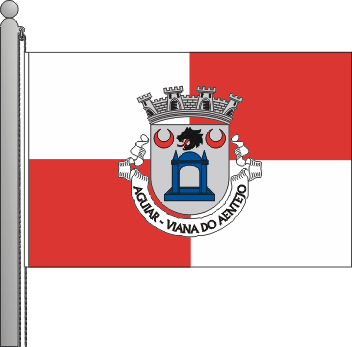 Bandeira da freguesia de Aguiar