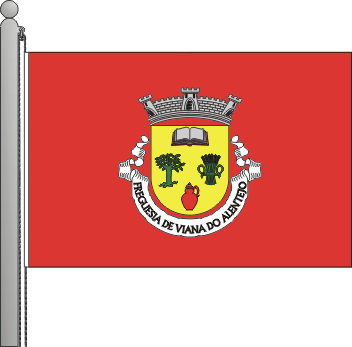 Bandeira da freguesia de Viana do Alentejo