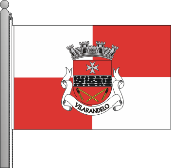 Bandeira da freguesia de Vilarandelo