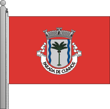 Bandeira da freguesia de Parada de Cunhos