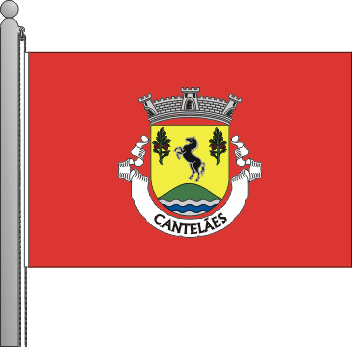 Bandeira da freguesia de Canteles