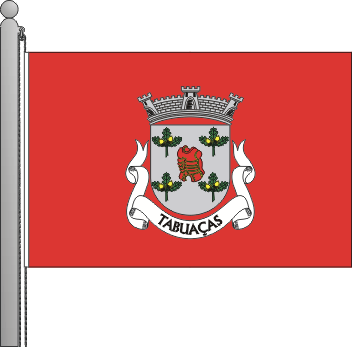 Bandeira da freguesia de Tabuaas