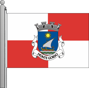 Bandeira da freguesia de Monte Gordo