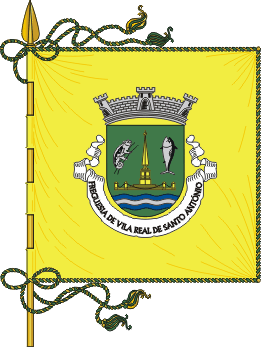Bandeira da freguesia de Vila Real de Santo António