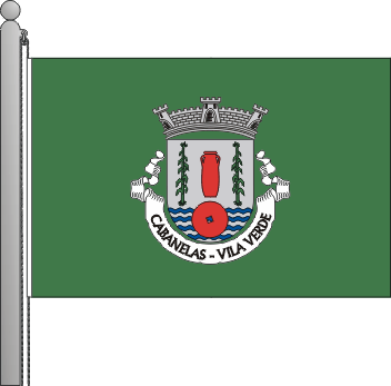 Bandeira da freguesia de Cabanelas