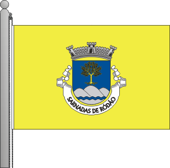 Bandeira de freguesia de Sarnadas de Rodão