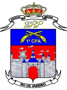 Coat of arms (crest) of 1st Area Police Command, Rio de Janeiro Military Police