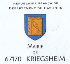 Blason de Kriegsheim (Bas-Rhin)/Coat of arms (crest) of {{PAGENAME