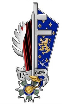 Coat of arms (crest) of the Promotion Lieutenant Colonel Caron, Officers School of the National Gendarmerie, France