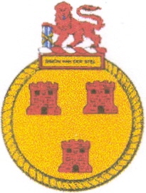 Coat of arms (crest) of the SAS Simon van der Stel, South African Navy