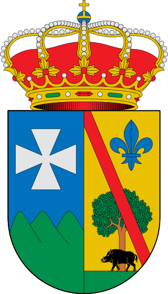 Escudo de Santa Cruz de Paniagua/Arms (crest) of Santa Cruz de Paniagua