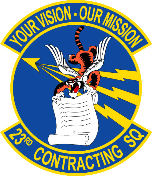 File:23rd Contracting Squadron, US Air Force.png