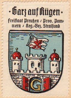 Wappen von Garz/Rügen/Coat of arms (crest) of Garz/Rügen