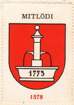 Wappen von/Blason de Mitlödi