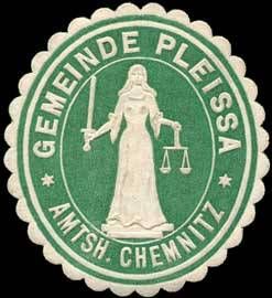 Wappen von Pleissa/Arms (crest) of Pleissa