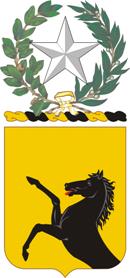 Coat of arms (crest) of 112th Cavalry Regiment, Texas Army National Guard