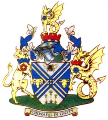 Arms (crest) of Bury (England)