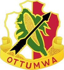 Coat of arms (crest) of Ottumwa High School Junior Reserve Officer Training Corps, US Army