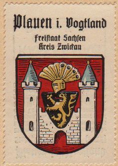 Wappen von Plauen/Coat of arms (crest) of Plauen