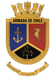 Coat of arms (crest) of the Submarine School Almirante Allard, Chilean Navy