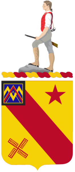 Coat of arms (crest) of the 303rd Cavalry Regiment, US Army