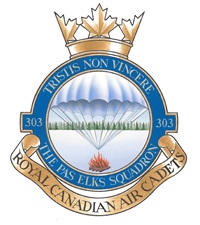 Coat of arms (crest) of the No 303 (The Pas Elks) Squadron, Royal Canadian Air Cadets
