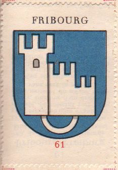 Wappen von/Blason de Fribourg (Switzerland)