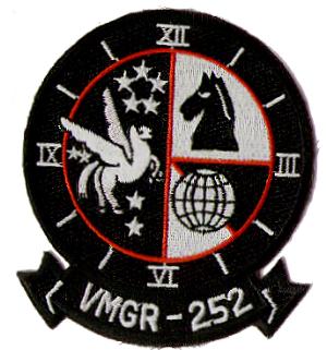 Coat of arms (crest) of the VMGR-252 Otis, USMC