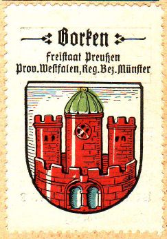 Wappen von Borken (Nordrhein-Westfalen)/Coat of arms (crest) of Borken (Nordrhein-Westfalen)