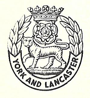 Coat of arms (crest) of the The York and Lancaster Regiment, British Army