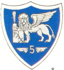 Coat of arms (crest) of the 5th Allied Tactical Air Force (FIVEATAF), NATO