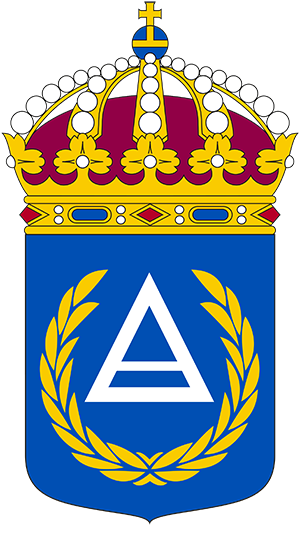 Coat of arms (crest) of the Base Commanders School, Sweden