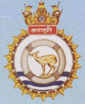 Coat of arms (crest) of the Indian Naval Hospital Kasturi, Indian Navy