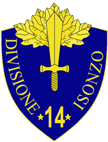 File:14th Infantry Division Isonzo, Italian Army.png