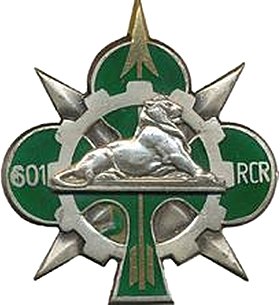 Coat of arms (crest) of the 601st Traffic Circulation Regiment, French Army