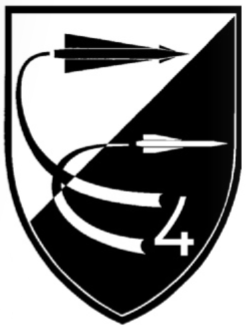Coat of arms (crest) of the 4th Air Defence Missile Command, German Air Force