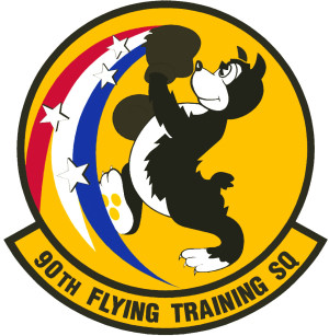 Coat of arms (crest) of the 90th Flying Training Squadron, US Air Force