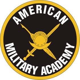 Coat of arms (crest) of American Military Academy Junior Reserve Officer Training Corps, US Army
