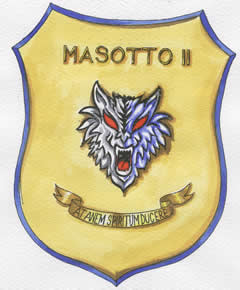 Coat of arms (crest) of the Course Masotto II 1997-2000, Military School Teulié, Italian Army