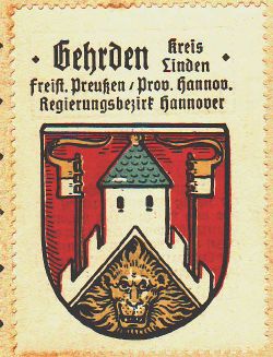 Wappen von Gehrden (Hannover)/Coat of arms (crest) of Gehrden (Hannover)