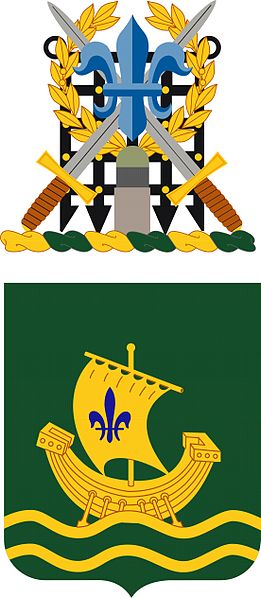 Arms of 709th Military Police Battalion, US Army