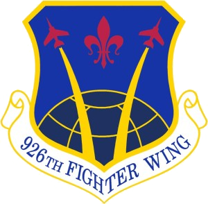 Coat of arms (crest) of the 926th Fighter Wing, US Air Force