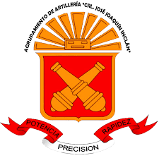 Arms (crest) of Army Artillery Groupment Cnl. José Joaquin Inclan, Army of Peru