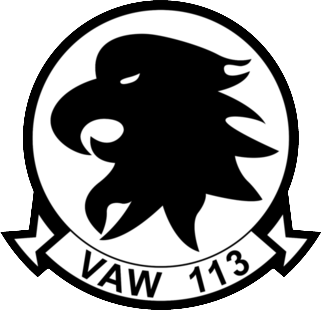 File:Carrier Airborne Early Warning Squadron (VAW) - 113 Black Eagles, US Navy.png